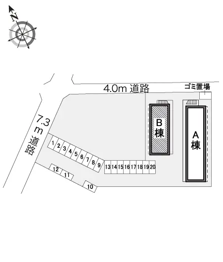 ★手数料０円★千葉市若葉区愛生町　月極駐車場（LP）